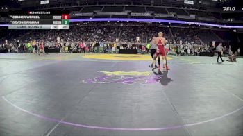 D4-165 lbs Cons. Round 3 - Conner Wenkel, Benzie Central vs Devon Brigman, Hudson