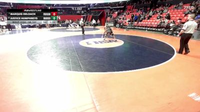 3A 157 lbs Cons. Round 1 - Marquis Deloach, Hillside (Proviso West) vs Justice Humphreys, Gurnee (Warren)