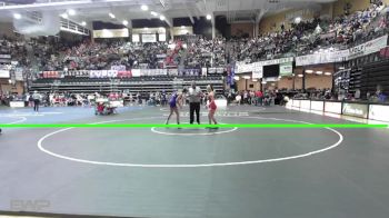 115 lbs Champ. Round 1 - Hadlie Younkin, Oakley HS vs Lillian Meyer, Mound City-Jayhawk Linn HS