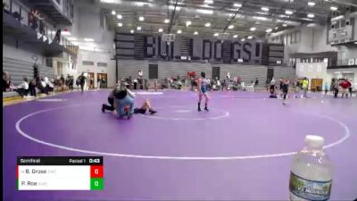 69-77 lbs Semifinal - Brody Grose, Rebel Wrestling Club vs Payson Roe, Western Wrestling Club