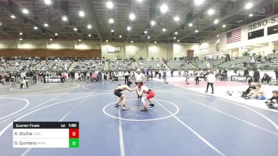 137 lbs Quarterfinal - Kade Blythe, Lockwood WC vs Gabriel Quintero, Fernley WC