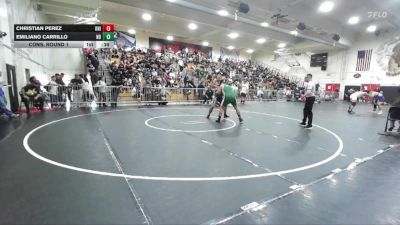 215 lbs Cons. Round 1 - Christian Perez, William J Pete Knight vs Emiliano Carrillo, Notre Dame