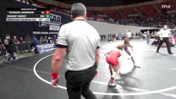 4A Boys 132 lbs Quarterfinal - Zavarata Anderson, Tillamook Boys vs Chance Yancey, Crook County Boys