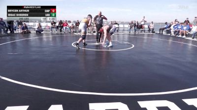 285 lbs Rr Rnd 1 - Brycen Arthur, Campbell vs Issac Sheeren, Lander