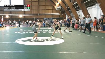 125 lbs Round Of 32 - Wiliam Russell, Kd Training Center vs Preston White, Darkhorse Wrestling