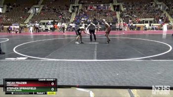 6A 120 lbs Champ. Round 1 - Stephen Springfield, Mountain Brook vs Micah Frazier, Robertsdale