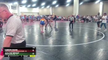 170 lbs Round 5 (8 Team) - Carson Shank, Nebraska Wonder Women (A Team) vs Kaylynn Bryant, Team Diamond Fish