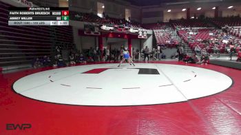 140 lbs Rr Rnd 2 - Faith Roberts Bruesch, Mcloud HS Girls vs Abbey Miller, Bixby Girls HS