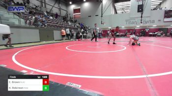 84-88 lbs Final - Easton Brown, Blackwell Wrestling Club vs King Robinson, HURRICANE WRESTLING ACADEMY