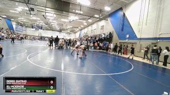 135 lbs Cons. Semi - Eli McKenzie, Davis Wrestling Club vs Derek Giatras, Davis Wrestling Club