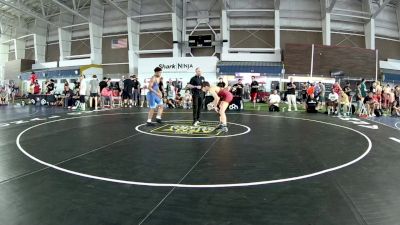 132 lbs Cons. Round 5 - Kimball Parry, Star Valley Wrestling Club vs Che Jenkins, AZ