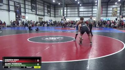 144 lbs Cons. Round 3 - Andrew Eddy, Believe 2 Achieve vs Quinn Morrison, Virginia Team Predator Wrestli