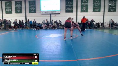 138-146 lbs Round 2 - Cali Simons, Heyworth vs Eila Barbour, BTS Girls