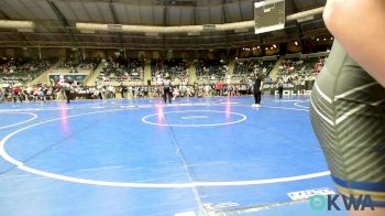 105 lbs Quarterfinal - Landon Achziger, Choctaw Ironman Youth Wrestling vs Michael Doty, Lions Wrestling Academy