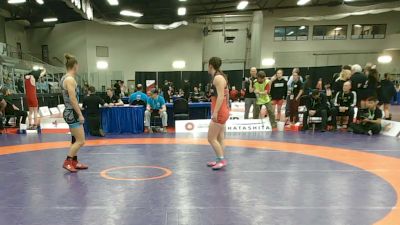 57kg Quarterfinal - Myla Blackshaw, Matmen Wrestling Club vs Elizabeth Nielson, Capilano Wrestling Club
