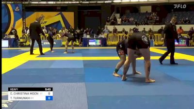 CARLY CHRISTINA MOCNY vs TSEND-AYUSH TURMUNKH 2022 World IBJJF Jiu-Jitsu No-Gi Championship