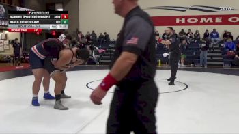 285 lbs 5th Place Match - Jhalil Denetclaw, Umpqua Community College vs Robert (Porter) Wright, Snow