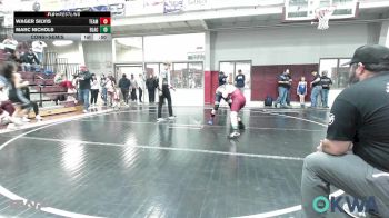 130-140 lbs Consolation - Wager Silvis, Team Guthrie Wrestling vs Marc Nichols, Blackwell Wrestling Club