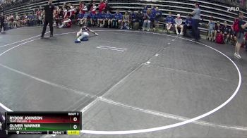55 lbs Quarterfinals (8 Team) - Ryddik Johnson, Team Oregon vs Oliver Warner, Kentucky