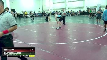 190 lbs Round 3 (8 Team) - Draven McAllister, Team Michigan Blue vs Finn Hanna, Team Delaware