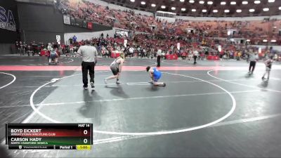 150 lbs Cons. Round 3 - Carson Hady, North Crawford-Seneca vs Boyd Eickert, Wrightstown Wrestling Club