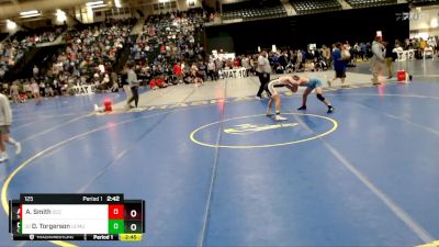 125 lbs Champ. Round 3 - Dayson Torgerson, Colorado Mesa University vs Aj Smith, Southeast Community College