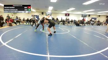 285 lbs Cons. Round 4 - Julian Manso, Westmont vs Martin Gonzales, Western