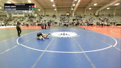132 lbs Round Of 32 - Daniel Smith, PA vs Cayden Laws, NC