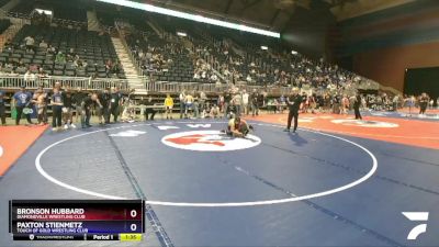 106 lbs 1st Place Match - Bronson Hubbard, Diamondville Wrestling Club vs Paxton Stienmetz, Touch Of Gold Wrestling Club