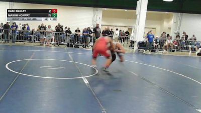 165 lbs Round Of 64 - Kash Dayley, AZ vs Mason Horwat, PA