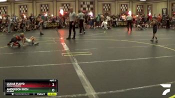49/52 1st Place Match - Anderson Rich, Belding vs Lukas Floyd, SoCal Hammers