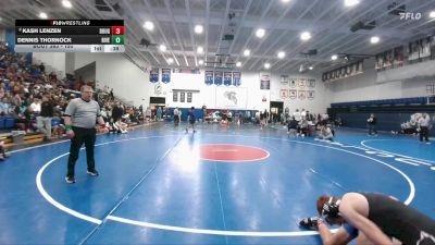 150 lbs Cons. Round 4 - Dennis Thornock, Riverton vs Kash Lenzen, Douglas