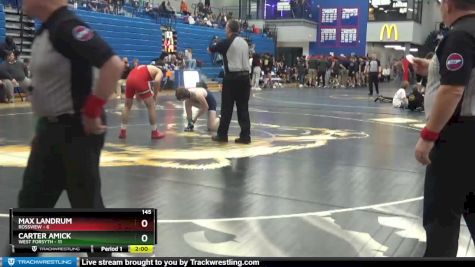 145 lbs Round 4 (4 Team) - Max Landrum, Rossview vs Carter Amick, West Forsyth