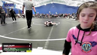 60 lbs Semis (4 Team) - Emery Palser, Firebird Elite vs Oakley Mulich, OpenMats Wrestling Club