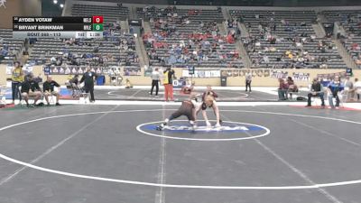 113 lbs Quarterfinal - Ayden Votaw, Nelson County vs Bryant Brinkman, Ryle
