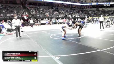 138 Class 1 lbs Cons. Round 2 - Leo Niyonizigiye, St. Mary`s South Side Catholic vs Austin Westfall, St. Pius X (Kansas City)