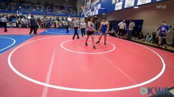 155 lbs Quarterfinal - Carter Brown, Wagoner Takedown Club vs Mason Borg, Dark Cloud Wrestling Club