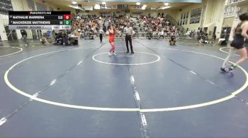 105 lbs Champ. Round 1 - Mackenzie Matthews, Los Osos vs Nathalie Barrera, Elsinore