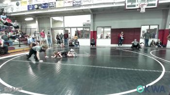 40 lbs 3rd Place - Nolan Barrows, Blackwell Wrestling Club vs Maverick Coggins, Blackwell Wrestling Club