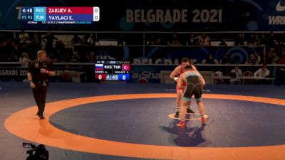 92 kg Semifinal - Azamat Zakuev, Rus vs Erhan Yaylaci, Tur