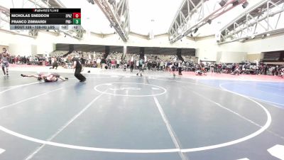 128-H2 lbs Semifinal - Nicholas Sneddon, Spazz Wrestling vs Franco Zimmardi, Pro-ex Wrestling Club