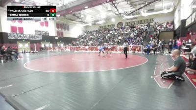 130 lbs Champ. Round 1 - Valeria Castillo, Mayfair vs Emma Torres, Fillmore