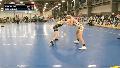 92 lbs Round 5 - 4:00pm Saturday - Silas Lancour, Terps XPress vs Noah Nelson, Ranger Wrestling Club
