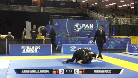 Amber Lynn Ponzio vs Albexys Gabriela D. Marquina 2026 Pan Jiu Jitsu IBJJF Championship