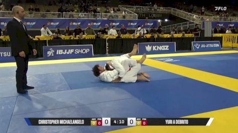 YURI A DEBRITO vs CHRISTOPHER MICHAELANGELO 2026 Pan Jiu Jitsu IBJJF Championship