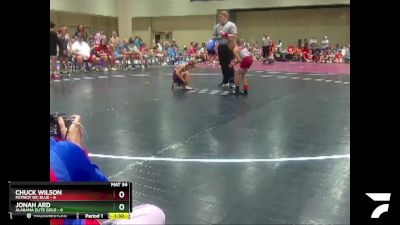 55 lbs Quarters & Wb (16 Team) - Chuck Wilson, Patriot WC Blue vs Jonah Ard, Alabama Elite Gold