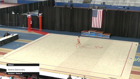 Sasha Osinovsky - Ribbon - 2021 Rhythmic Elite Qualifier