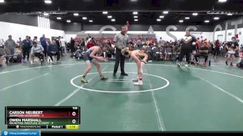 105 lbs Round 2 (8 Team) - Carson Neubert, Aggression Legionaries vs Owen Marshall, Roundtree Wrestling Academy