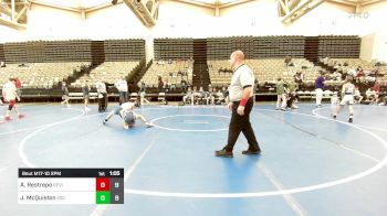 89 lbs Rr Rnd 1 - Alesandro Restrepo, Revival Yellow vs Jay McQuiston, Keystone Cowboys