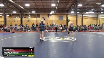 184 lbs Cons. Round 3 - Isaiah Pack, University Of Idaho vs Michael Kanzler, Unattached